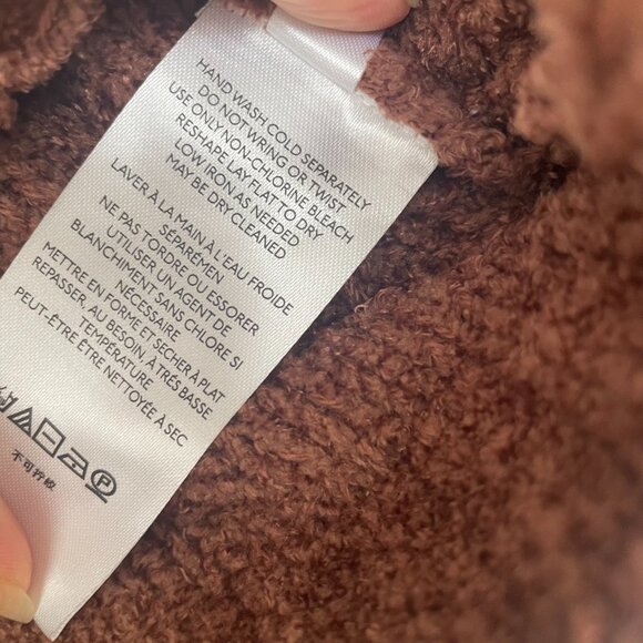 Urban Outfitters fuzzy cropped cardigan in brown - Picture 8 of 9